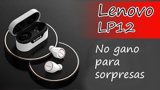 Auriculares TWS Lenovo LP12 No gano para sorpresas [upl. by Giles]