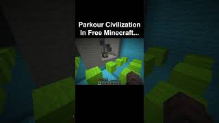 Parkour Civilization In Free Minecraft [upl. by Kai207]