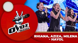 Ovoz Bolalar  RHIANA  MILENA  AZIZA  HAYOL SEVARA NAZARXON TheVoiceofUzbekistan [upl. by Eehsar]