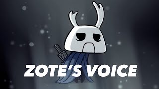 Zote the Mightys voice acting  Hollow KnightHallownest Vocalized Mod [upl. by Appilihp340]