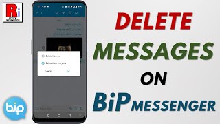 How to Delete Any Message on BiP Messenger [upl. by Naleek785]