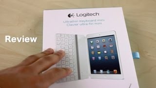 Review Logitech Ultrathin Keyboard Cover for iPad mini [upl. by Hayyim]