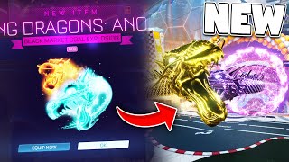 NEW PAINTED DUELING DRAGONS ANODIZED Item Shop On Rocket League [upl. by Lemhaj]