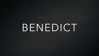 How to Pronounce Benedict [upl. by Farrica]