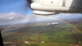 Fly over the Rainbow with Aer Lingus Regional ATR 42300 [upl. by Jemy982]