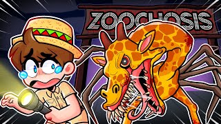 Entre a un ZOO de ANIMALES MUTANTES 😨🩸💀 SILVIOGAMER en ZOOCHOSIS el ZOOLOGICO del TERROR 💉 [upl. by Volny]