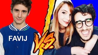 Favij VS Two Players One Console  Battaglia Rap Epica  Dissing Rap Freestyle [upl. by Burta]