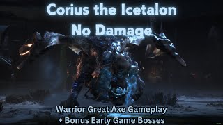 Dragon Age the Veilguard  Corius the Icetalon and Early Bosses  No Damage Taken Warrior [upl. by Yahsel]