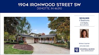 1904 Ironwood Street SW DeMotte Indiana Homes for Sale  wwwcoldwellhomescom [upl. by Cleary]