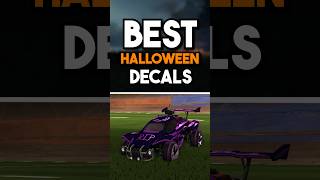 BEST HALLOWEEN DECALS in Rocket League [upl. by Meesaw]