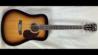 Mandocello conversion of a Rogue 110 Dreadnaught Guitar [upl. by Armallas]