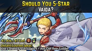 Should You 5Star Vaida Distant Counter Spear  Iotes Shield Support  Fire Emblem Heroes Guide [upl. by Aicener]