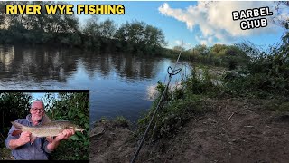 RIVER WYE FISHING BARBELCHUB [upl. by Morena]