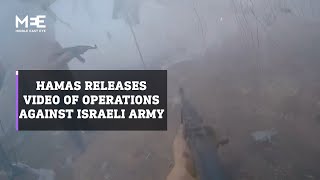 Hamas releases video showing its operations against Israeli army in Gaza [upl. by Noni402]