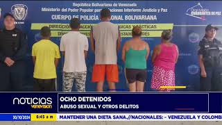 Cojedes Van 26 detenidos en octubre por casos de abuso sexual [upl. by Ailimaj]