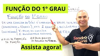 FUNÇÃO DO 1º GRAU  FÁCIL e RÁPIDO [upl. by Sudaorb295]