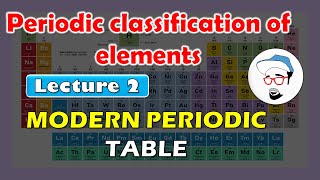 The Modern Periodic Table  Periodic classification of elements Class 10 SSC CBSE [upl. by Kenny341]