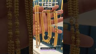 ✨️👌Gold mangalya chain only 60 grams goldchain goldmangalsutradesign mangalyachain [upl. by Mandie]