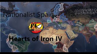 Nationalist Spain HOI4 GameplayTimelapse Part 1 [upl. by Warga86]