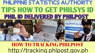 HOW TO GET PSA PHIL ID SYSTEM  TIPS HOW TO PHILPOST TRACKING PHIL ID  trackingphlpostgovph [upl. by Notfol]