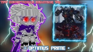 Transformers Prime Decepticons Reacting To OPTIMUS PRIME BayVerse amp KnightVerse [upl. by Ahen]