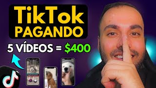 FAÇA R400 A CADA 5 VÍDEOS COM O TIKTOK SEM APARECER Como Ganhar Dinheiro no TikTok [upl. by Pirri792]