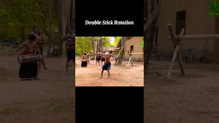 Double Stick Rotation Angampora  angampora martialarts selfdefense [upl. by Eatnoj]