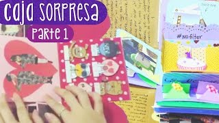 REGALA UNA CAJA SORPRESA  Tutorial Parte 1 Exploding Box ✎ Craftingeek [upl. by Anatsirhc]