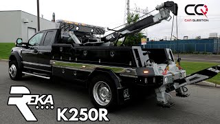 REKA K250R tow truck  Ford F550 Super Duty 30000 lbs of power [upl. by Ogait]