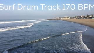 Surf Drum Track 170 BPM [upl. by Assirek]