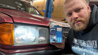 Es werde Licht mit LED im Oldtimer W201 W124 W126 [upl. by Arikehs]