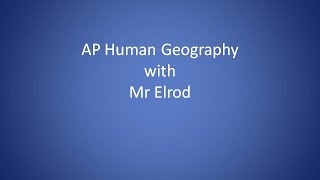 AP Human Geography  GPS and GIS Review [upl. by Airdna]