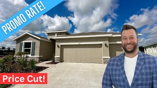 Tour 3 Parrish Florida New Construction Homes For Sale in Bella Lago with Recent Price Reductions [upl. by Notnil920]