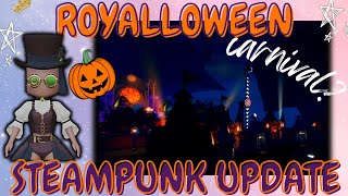 Royalloween Sneak Peeks  Steampunk Accessories Confirmed  Carnival Coming Royale High Campus 4 [upl. by Nnaitak]