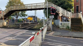 Nantwich Station Level Crossing  Cheshire [upl. by Olra295]