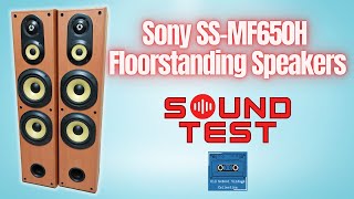 Sony SSMF650H Floor Standing Speaker Sound Test [upl. by Dot112]