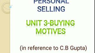 Personal selling  Unit 3  Motivation  Maslows need heirarchy theory  6th semester [upl. by Musetta]