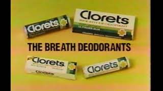 1985 Clorets Breath mints and gum TV Commercial [upl. by Gibun]