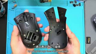 RAZER DEATHADDER V2 X HYPERSPEED 雷蛇炼狱蝰蛇 V2 X 极速版拆解微动更换视频。 [upl. by Warchaw]