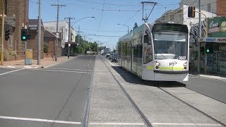 Driver’s View Melbourne Tram 58 West Coburg to Flemington Rd [upl. by Anaile760]