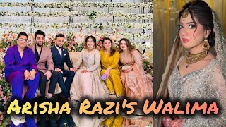 Arisha Razi Walima VLOG 🥰 Arisha Razi Entry  Arisha Razi Khan [upl. by Macilroy]