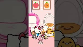 Hello Kitty’s and Gudetama’s Mom Died  Toca Boca Story [upl. by Jeanna408]