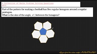 A Collection of Maths Problem Solving Questions431 Finding Angles [upl. by Enerak]