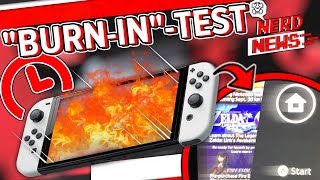 Burn In bei der OLED Switch  NerdNews [upl. by Enieledam202]