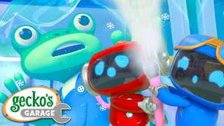 The Mechanicals Freeze Gecko  Geckos Garage  Trucks For Children  Cartoons For Kids [upl. by Cathe]