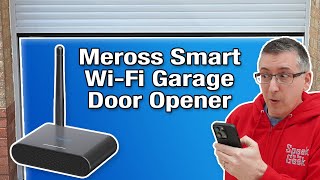 Easy Smart Garage Door Upgrade Meross Smart WiFi Garage Door Opener [upl. by Niggem]