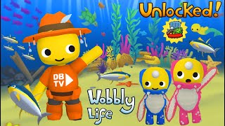 HOW TO UNLOCK THE OCEAN COLLECTION COSTUME IN WOBBLY LIFE UPDATE 0752 [upl. by Ahcsas437]