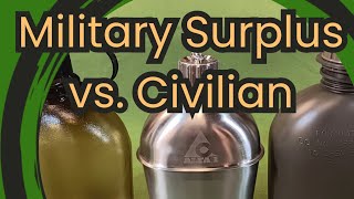 Canteen Cook Sets Military Surplus vs Civilian [upl. by Aubreir]