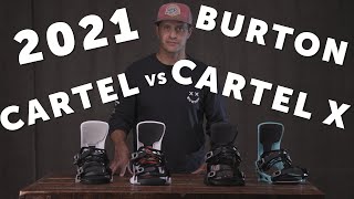 2021 Burton Cartel VS Cartel X Bindings [upl. by Idoj]