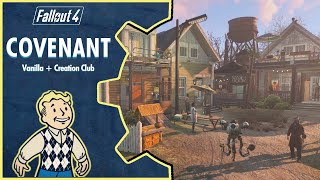 Fallout 4 Covenant Settlement Build No Mods [upl. by Fairfax]